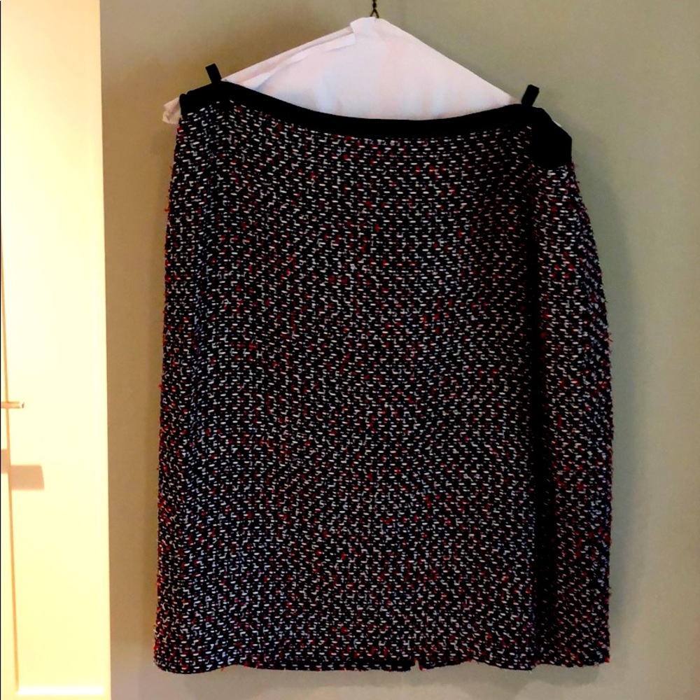 Wool patterned skirt